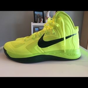 Nike Zoom Hyperfuse 2012 Volt/Gorge Green Sz 10.5